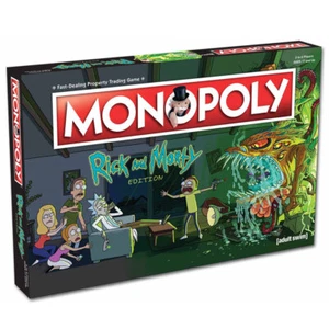 Monopoly Rick & Morty Edition Set Tabletop Family/Party Classic Board Game 8+ - Picture 1 of 11