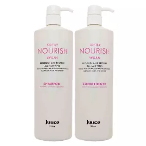 Juuce Argan Soft Shampoo & Conditioner Nourish 1Litre 1000ml Duo Vegan Friendly - Picture 1 of 3