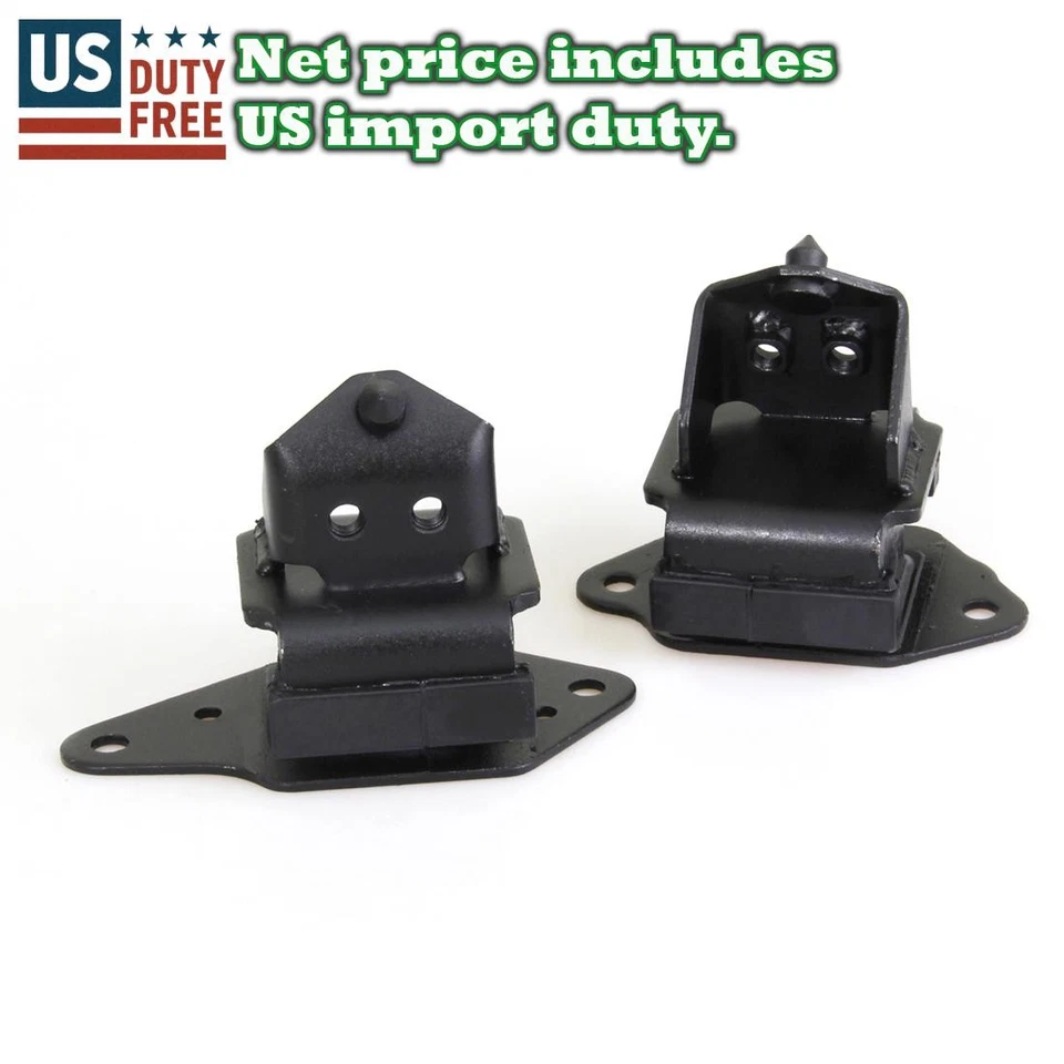 NUEVO par de soporte de montaje de motor de acero negro para camioneta Isuzu D-Max utilitaria nuevo Foto 1 de 4