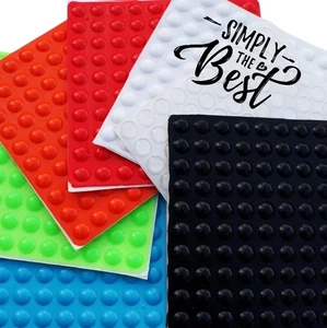3M Bumpons Rubber Feet | 8mm x 2mm | Self Adhesive Anti-Slip Bumper Pads Dots - Picture 1 of 11
