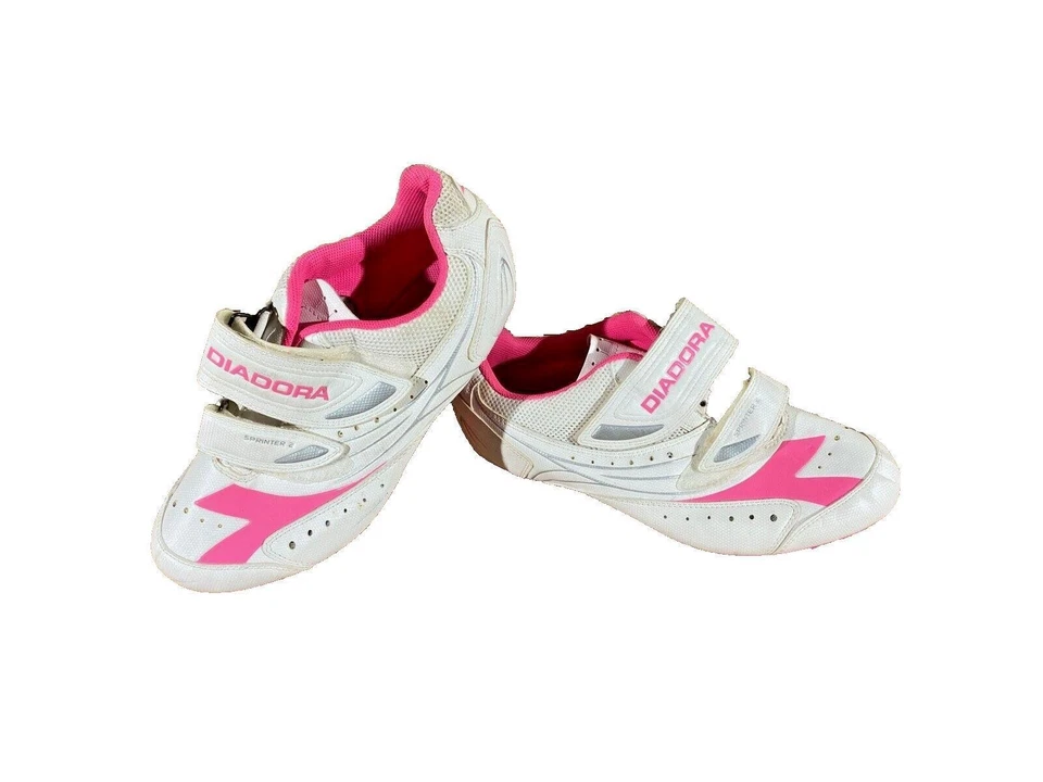 DIADORA Zapatos de Ciclismo de Carretera Zapatos de Bicicleta Damas Talla EU41 US9.5 Mondo 250 cs835 Foto 1 de 4