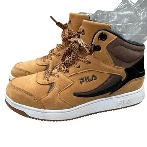 Fila EverLayer Mt Tan & Brown Mid Youth Size 5 - Picture 1 of 8