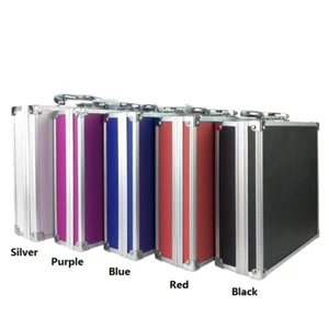 Caja de metal de aleación de aluminio estuche de transporte F/ Gafas Lupa dental Faro LED - Imagen 1 de 6