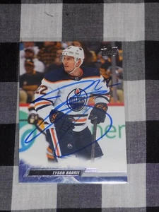 Tyson Barrie Signed Upper Deck Hockey Card Edmonton Oilers - Picture 1 of 1