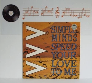 Simple Minds Speed Your Love To Me 12” Single A1U B1U Pressing - EX - Picture 1 of 4