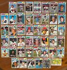 MLB Vintage Lot 1977 Topps 45 Cards Good Cond Mostly Commons + some semi-stars