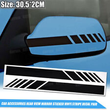 Rearview Mirror Decoration Carbon Fiber 5D Sticker Stripe Decal Car Accessories