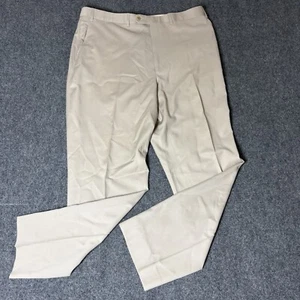 Ermenegildo Zegna Lana Wool Dress Pants Mens 40x30 Beige Trouser Slacks - Picture 1 of 9
