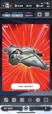 Topps Star Wars Digital Card Trader Red Forces Of Destiny The Ghost Insert