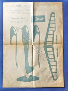 Traforo Fretwork - Ditta Carlo Amati - Tav. 564 - Aeroplano volante - Picture 1 of 1