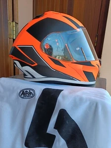 Casco da Moto x Donna, VALOR WINGS della AIROH, Arancione Fluo e Nero - Foto 1 di 5