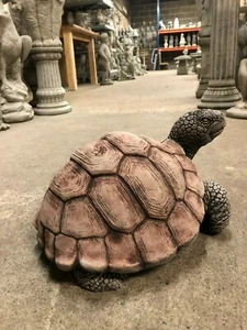 Gran jardín tortuga, hogar y jardín adorno estatua de piedra hormigón escultura WO - Imagen 1 de 8