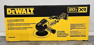 全新 DeWALT 20v Max XR 无刷 7 英寸变速旋转抛光机 DCM849B — 第 1/4 张图片
