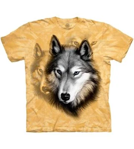The Mountain Men's / Women's Three Wolf Portrait T-Shirt Tee 100% Cotton M-XL - Picture 1 of 1