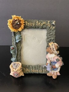 VTG Boyd’s Bears Picture Frame 3D Sunflower Supa Grow Garden Theme Free Standing - Picture 1 of 6