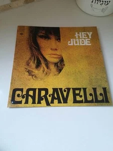CARAVELLI HEY JUDE ISRAELI ULTRA RARE BEATLES JOHNY JOHNNY HALLYDAY LP - Picture 1 of 4