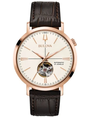 Bulova 97A136 Classico Automatico Orologio Uomo 41mm 3ATM - Immagine 1 di 4