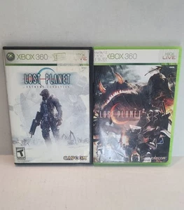 LOST PLANET 1 & 2 Xbox 360 Lot - TESTED 1 No Manual 2 Complete CIB - Picture 1 of 4