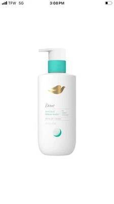 Jabón corporal con suero glicólico Dove para renovación de la piel y control de olores 14,2 oz  Foto 1 de 4
