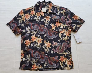 Polo Massive Luxury NYC Ropa para Hombre Dragón y Flor - Talla: Pequeña - Imagen 1 de 22
