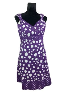 Mini Vestido Boden Púrpura Lunares Sweetheart UK14 US10 - Imagen 1 de 13