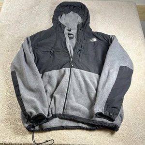 The North Face Retro Denali Hoodie 2.0 Mens XXL Black/Grey Preowned - Picture 1 of 12