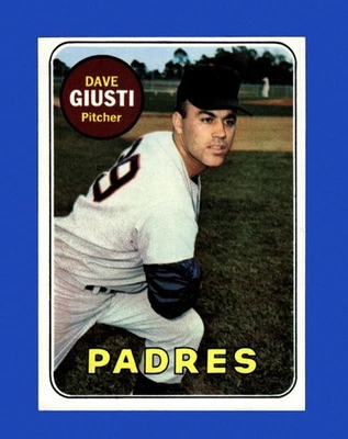 1969 Topps Set-Break #98 Dave Giusti como nuevo sin precio base *GMCARDS* Foto 1 de 2