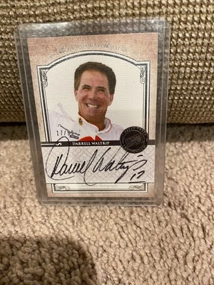 2010 Press Pass Legends Motorsports Masters Silver /99 Darrell Waltrip Auto HOF - Image 1 of 2