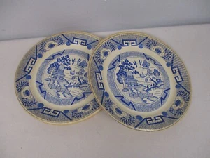 15 VINTAGE BLUE WILLOW 7" DESSERT CAKE PAPER PLATES ~ NOT USED - Picture 1 of 4