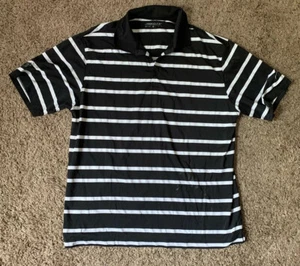 Schwarz & Weiß gestreift Nike Dri-Fit GOLF POLOSHIRT Sri-Fit Herren XL - Bild 1 von 5