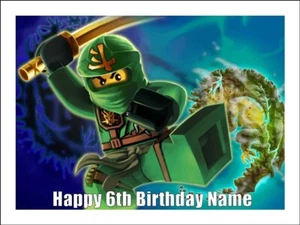 Building Block Edible Icing Toppers – Birthday Cake & Cupcake Decorations - Picture 1 of 8