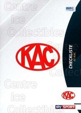 2016-17 Erste Bank Eishockey Liga EBEL #311 Checklist