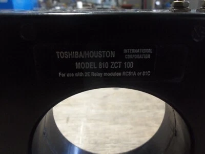TOSHIBA/HOUSTON 810 ZCT 100 GROUND FAULT 继电器当前变压器 — 第 1/4 张图片