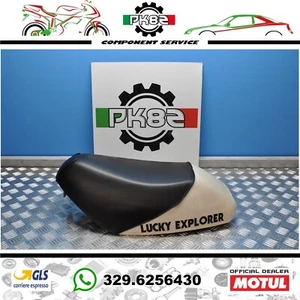 SATTEL ZWEIFARBIG CAGIVA CITY 50 LUCKY EXPLORER GEBRAUCHT ORIGINAL WIE NEU - Bild 1 von 7