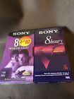 2 Sony Vhs Tape Blank Premium Grade T-160 8Hr Vcr Video Cassette Tape Sealed