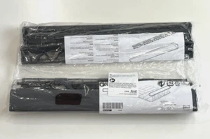 IKEA Runnem Edging Strip Outdoor Flooring Decking Dark Gray 4 Pieces Plastic New - Picture 1 of 4