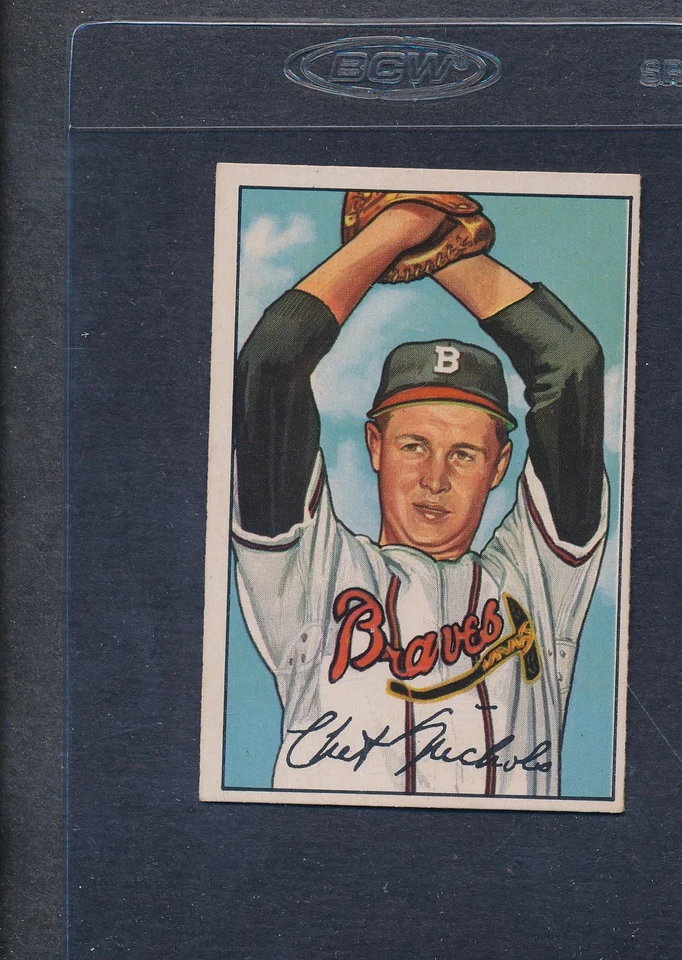 1952 Bowman #120 Chet Nichols Braves EX *970 - Image 1 of 1