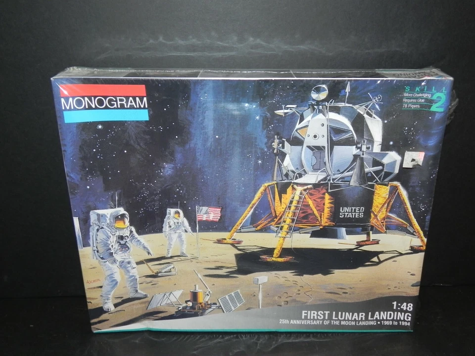 Revell Monogram 5081 Apollo 11 First Lunar Landing Diorama Model Kit 1/48