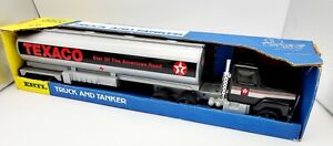 New RARE Vintage ERTL TEXACO  Semi TRUCK AND Tanker  Stock # 3112