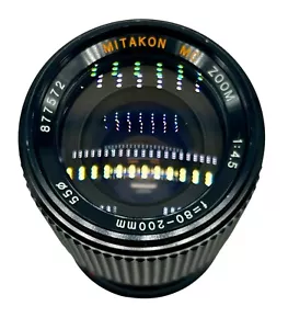 Mitakon Compact 80-200mm f4.5 Manual Focus Lens for Minolta SR / MD - Picture 1 of 9