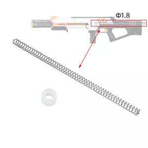 WORKER MOD 1.8 Spring with Crash Pad for Swift Blaster - Picture 1 of 8