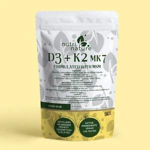 Vitamin D3 K2 10.000 IE Vegane Kapseln - Hochfest - Bild 1 von 11