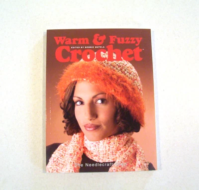 Crochet "Warm & Fuzzy Crochet" Pattern Book Paperback Needlecraft Shop - Image 1 of 2