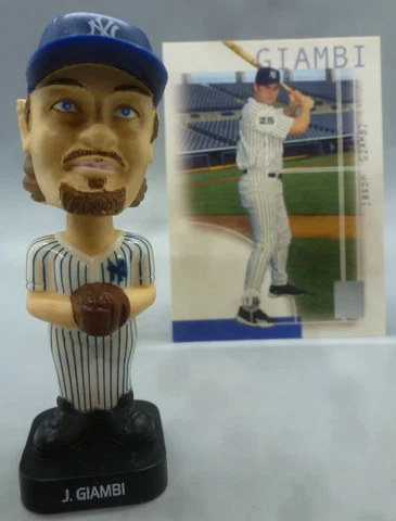 2002 LOOSE POST 3" BOBBLEHEAD FIGURE JASON GIAMBI NEW YORK YANKEES Cover