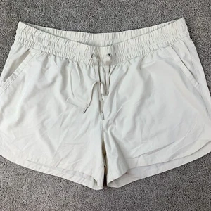 Eddie Bauer Pull-On Shorts Women's Size XXL Khaki Tan Elastic Waist Drawstring - Picture 1 of 9