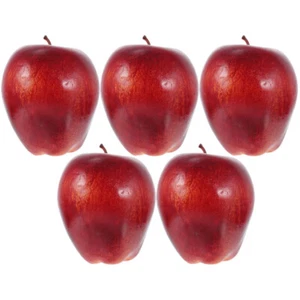 Lifelike Red Prop Set 5pcs for Home and Kitchen Decoration - Picture 1 of 12