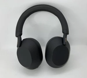Sony WH-1000XM5 Over Ear Noise Cancelling Headphones Black #72 - Preowned - Picture 1 of 4