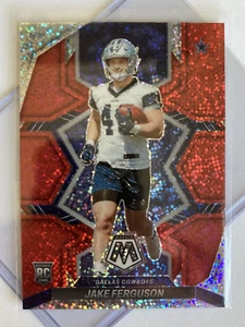 JAKE FERGUSON - RoOkiE SP - 2022 Mosaic #364 - RED SPARKLE SP - DAL Cowboys - - Bild 1 von 3