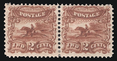 MOMEN: US STAMPS #113-E3g ESSAY UNGRILLED/GRILLED MINT OG H LOT #79412* - Image 1 of 2