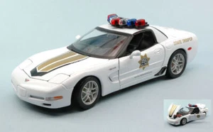 Modellino auto scala 1:18 Maisto CHEVROLET CORVETTE Z06 STATE TROOPER diecast - Foto 1 di 1